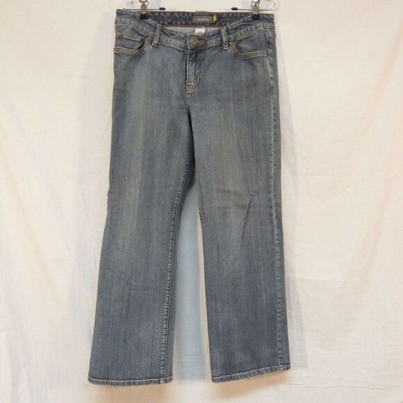 Venezia Jeans Stretch Yellow Dot Stretch‎ Bootcut Size 2 Petite - Picture 3 of 3